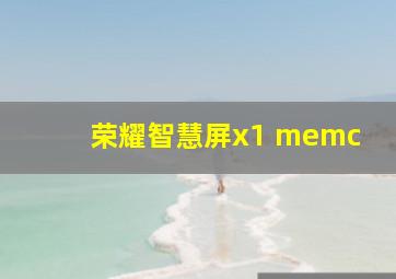 荣耀智慧屏x1 memc